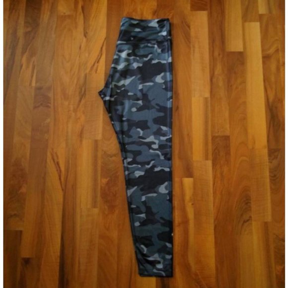 Women’s Nike One® Mid Rise Thunder Blue Camouflage Leggings Size XLarge - Picture 2 of 16